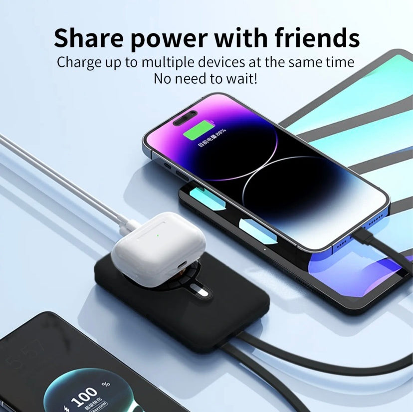 MagSafe Wireless Power Bank 10000mAh β Fast Charging Battery for iPhone 15/14/13