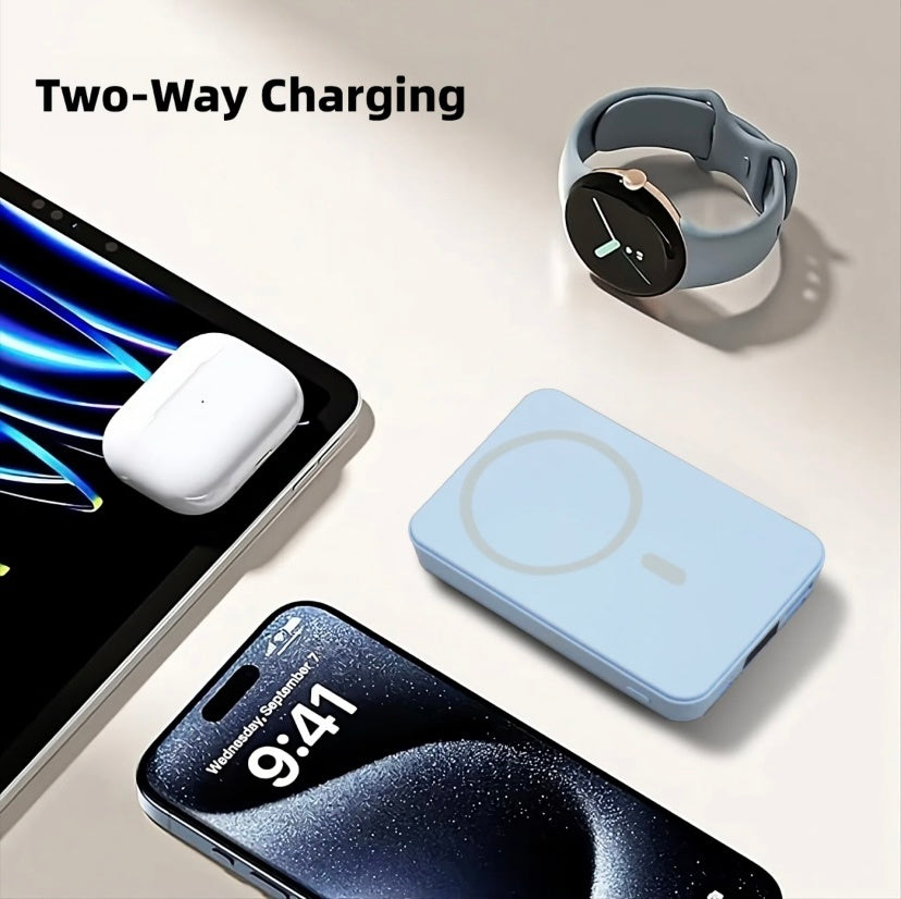 MagSafe Wireless Power Bank 10000mAh β Fast Charging Battery for iPhone 15/14/13