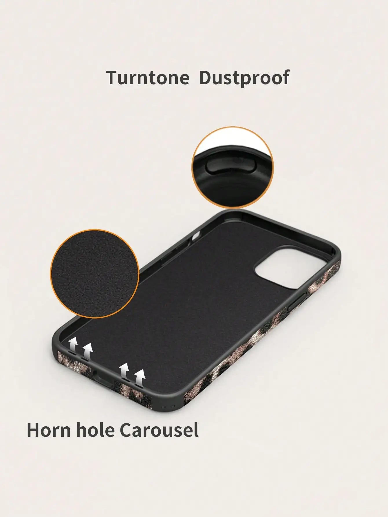 Leopard Print PU Leather iPhone Case – Anti-Fall Shockproof Belt Grip Cover for iPhone 11 to 16 Series