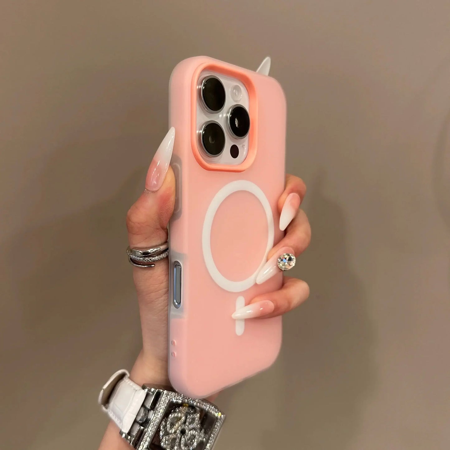 Luxury Candy Color MagSafe Matte Case – iPhone 11–16 Pro Max