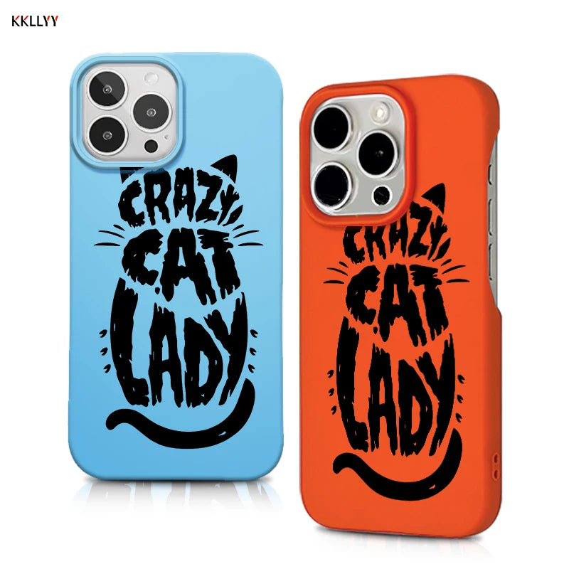 Cute Cat Print Shockproof iPhone Case – Soft, Skin-Friendly Cover for iPhone 16/15/14/13 Pro Max
