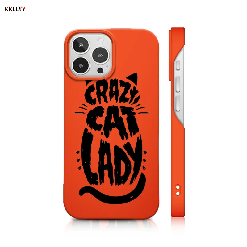 Cute Cat Print Shockproof iPhone Case – Soft, Skin-Friendly Cover for iPhone 16/15/14/13 Pro Max