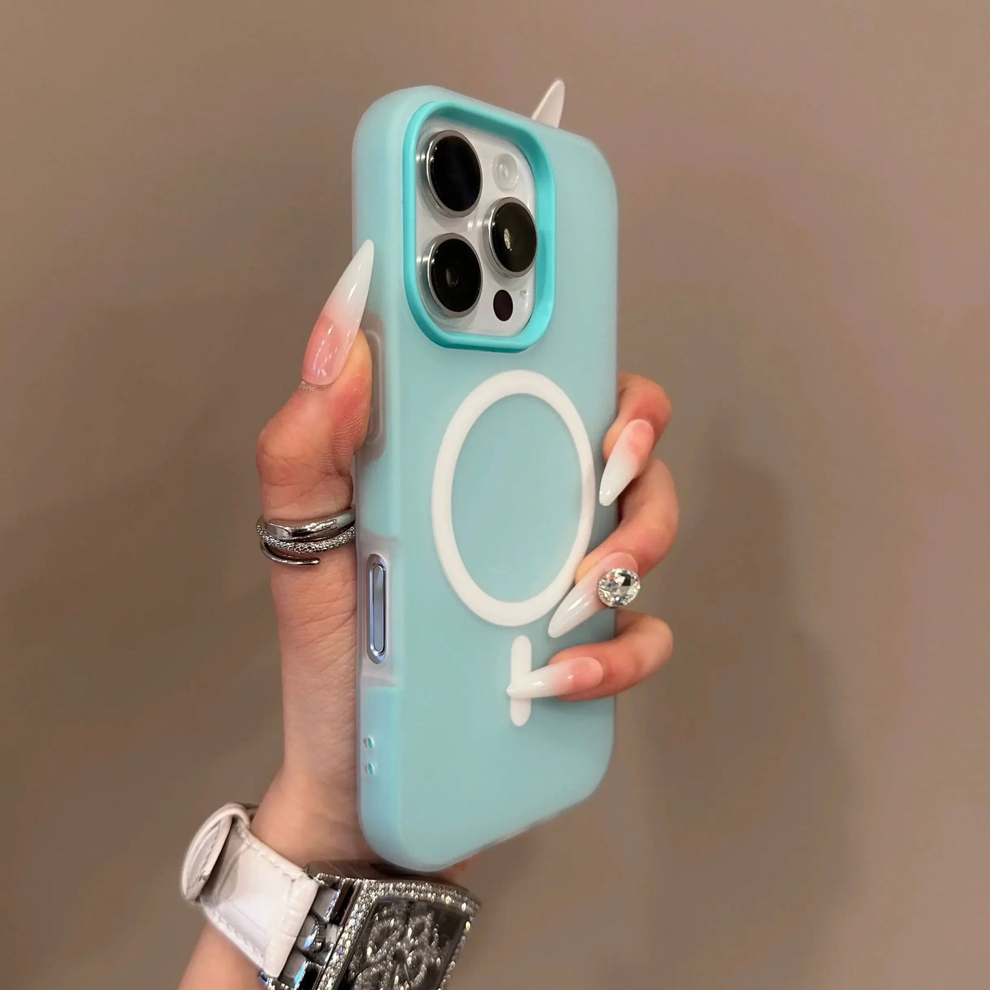 Luxury Candy Color MagSafe Matte Case – iPhone 11–16 Pro Max