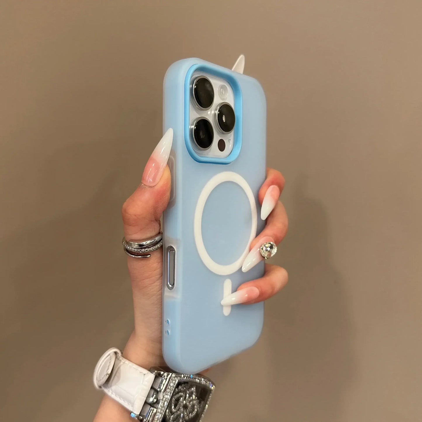 Luxury Candy Color MagSafe Matte Case – iPhone 11–16 Pro Max