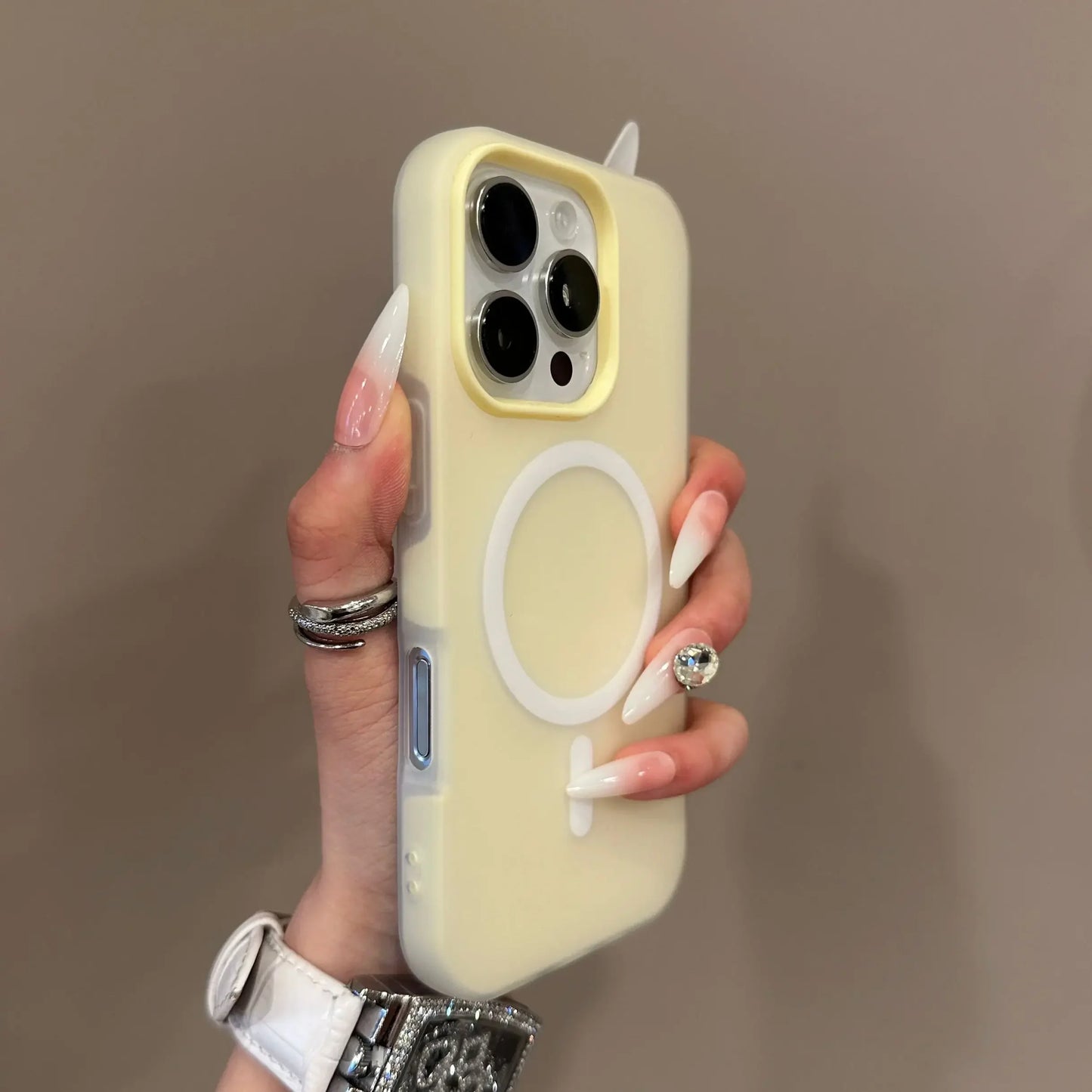 Luxury Candy Color MagSafe Matte Case – iPhone 11–16 Pro Max