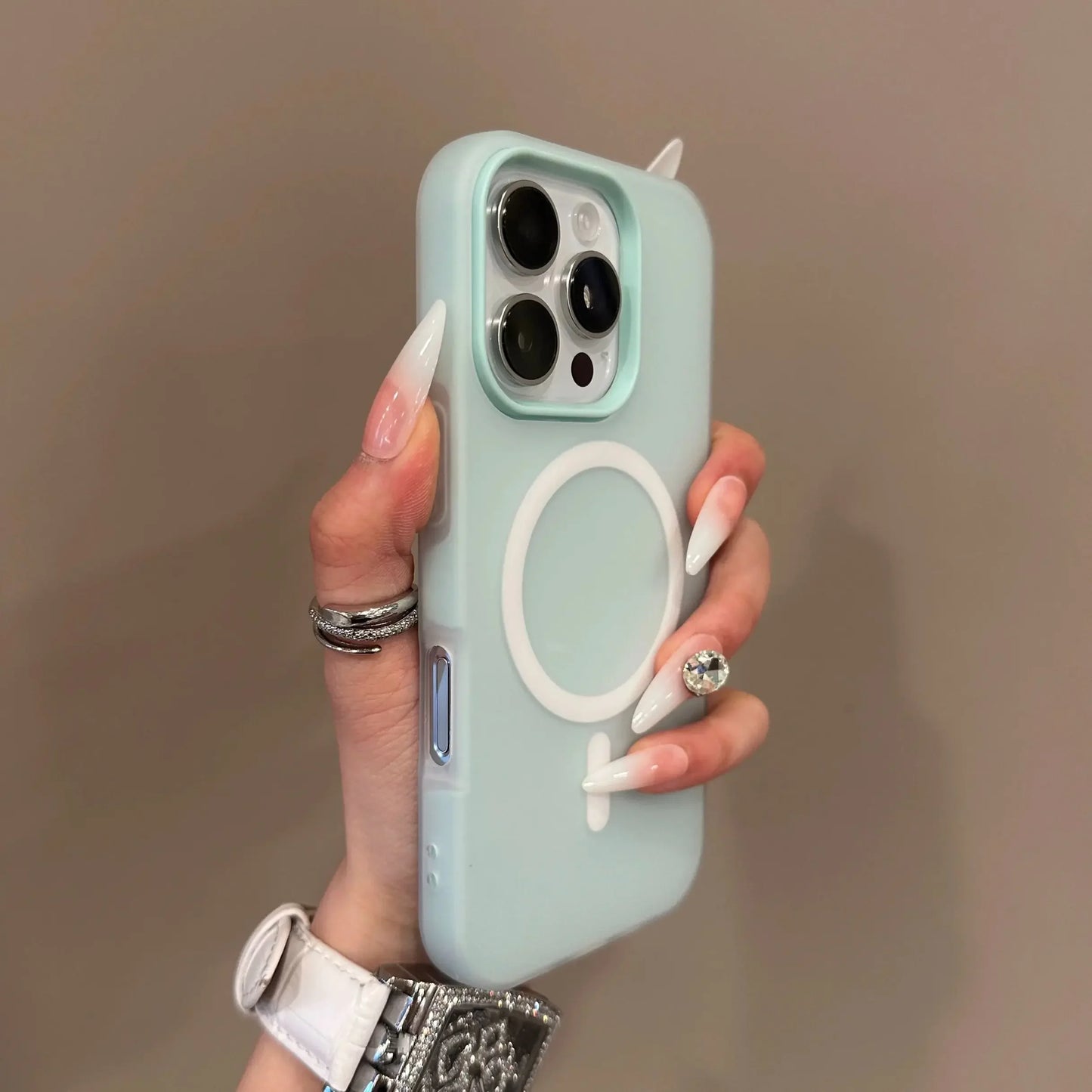 Luxury Candy Color MagSafe Matte Case – iPhone 11–16 Pro Max