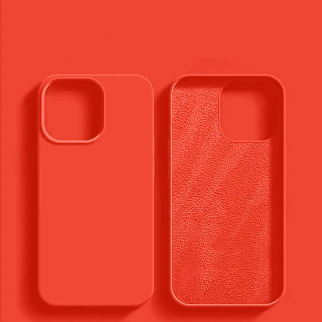 Liquid Silicone Shockproof Case for iPhone 11โ16 Pro Max