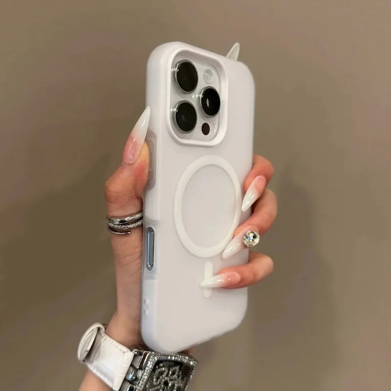 Luxury Candy Color MagSafe Matte Case – iPhone 11–16 Pro Max