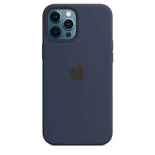 Official Apple Silicone Case with Logo – iPhone 12 to 16 Pro Max
