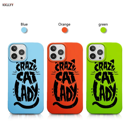 Cute Cat Print Shockproof iPhone Case – Soft, Skin-Friendly Cover for iPhone 16/15/14/13 Pro Max