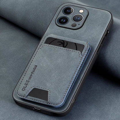 Luxury Faux Leather Wallet Case for iPhone 11–16 Pro Max