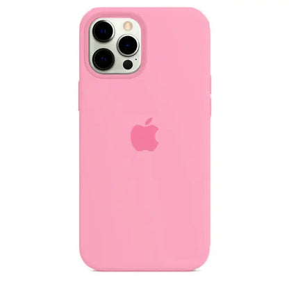 Official Apple Silicone Case with Logo – iPhone 12 to 16 Pro Max