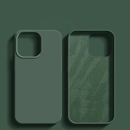 Liquid Silicone Shockproof Case for iPhone 11–16 Pro Max