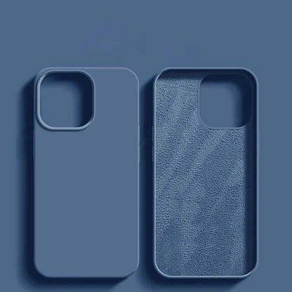 Liquid Silicone Shockproof Case for iPhone 11–16 Pro Max