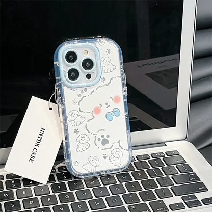 Cute Cat Animal Silicone Phone Case – Soft Cover for iPhone 7 to 16 Pro Max (SE, XR, XS, 13/14/15/16)