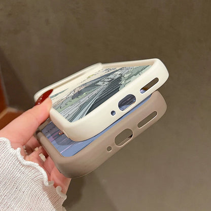 Solid Color Landscape TPU Case for Google Pixel 8/7/9 Pro Series