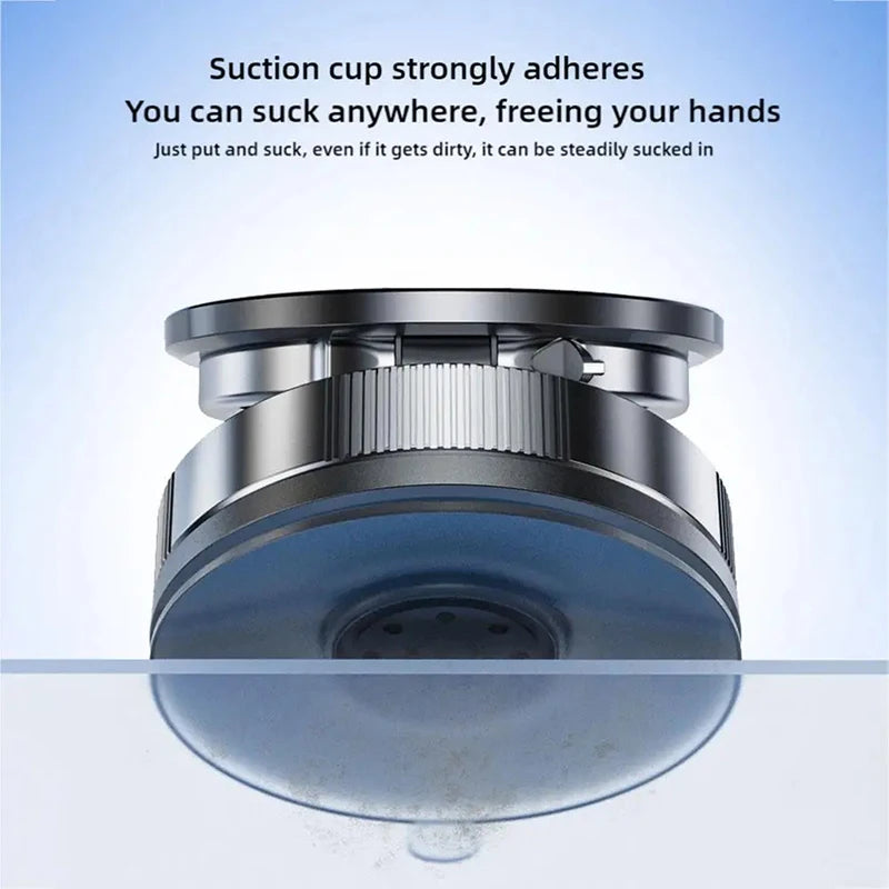 Xiaomi 360° Magnetic Car Phone Holder – Dual Suction Mount for iPhone & Android