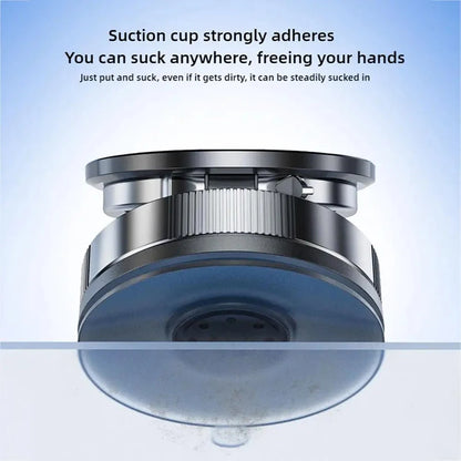 Xiaomi 360° Magnetic Car Phone Holder – Dual Suction Mount for iPhone & Android