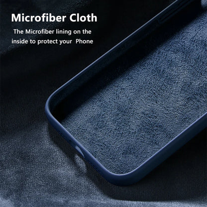 Official Apple Silicone Case with Logo – iPhone 12 to 16 Pro Max
