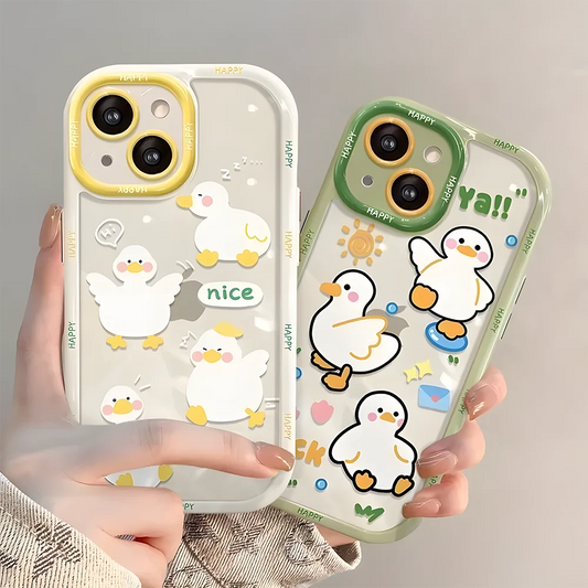 Cute Cat Animal Silicone Phone Case – Soft Cover for iPhone 7 to 16 Pro Max (SE, XR, XS, 13/14/15/16)
