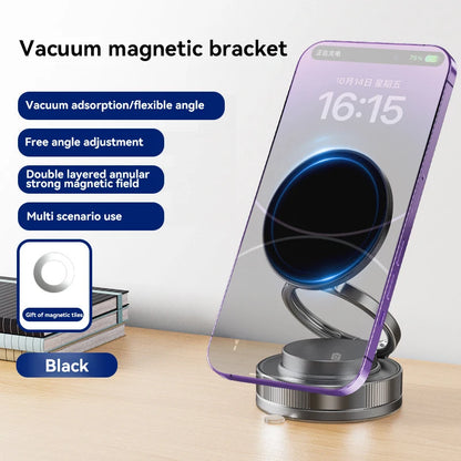 Xiaomi 360° Magnetic Car Phone Holder – Dual Suction Mount for iPhone & Android