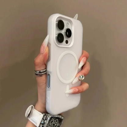 Luxury Candy Color MagSafe Matte Case – iPhone 11–16 Pro Max