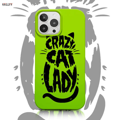 Cute Cat Print Shockproof iPhone Case – Soft, Skin-Friendly Cover for iPhone 16/15/14/13 Pro Max