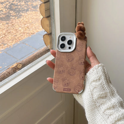 3D Cartoon Labubu Doll iPhone Case – Cute & Protective Cover for iPhone 11 to 16 Series