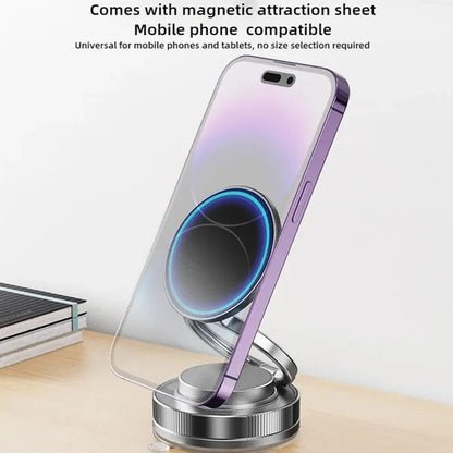 Xiaomi 360° Magnetic Car Phone Holder – Dual Suction Mount for iPhone & Android
