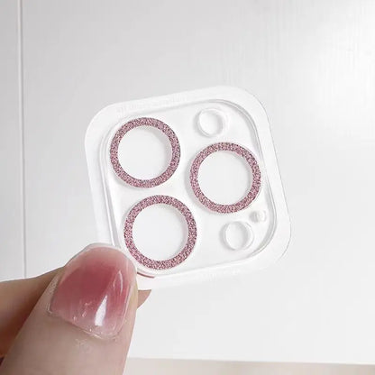 2PCS Bling Diamond Camera Lens Protector for iPhone 12–16 Pro Max