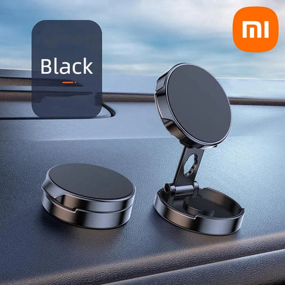 Xiaomi 360° Magnetic Car Phone Holder – Dual Suction Mount for iPhone & Android