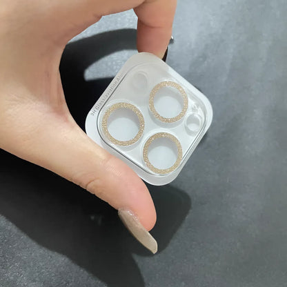 2PCS Bling Diamond Camera Lens Protector for iPhone 12–16 Pro Max
