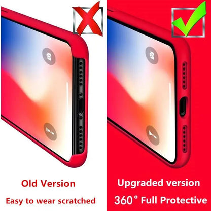 Official Apple Silicone Case with Logo – iPhone 12 to 16 Pro Max
