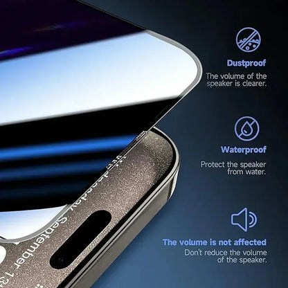 Dust-Free Privacy Screen Protector for iPhone – Anti-Spy Glass for 11 to 16 Pro Max / Mini